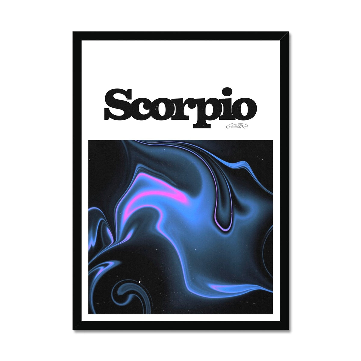 Our Scorpio Aura art print is the perfect wall art to show off your star sign. Find a zodiac gradient print or poster in our astrology collection.