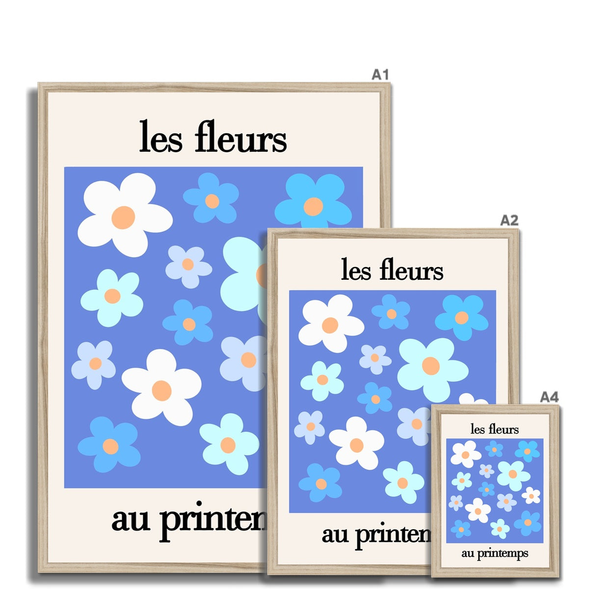 © les muses / Les Fleurs is a collection of danish pastel wall art full of colorful daisy flowers.
Covered in daisies, the Parisian art prints come in an array of dreamy pastels. A retro
flower poster perfect as aesthetic apartment and dorm decor.