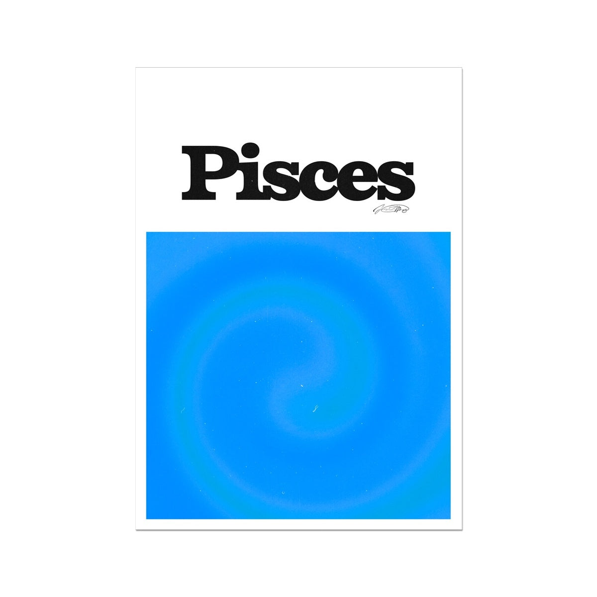 Our Pisces Aura art print is the perfect wall art to show off your star sign. Find a zodiac gradient print or poster in our astrology collection.