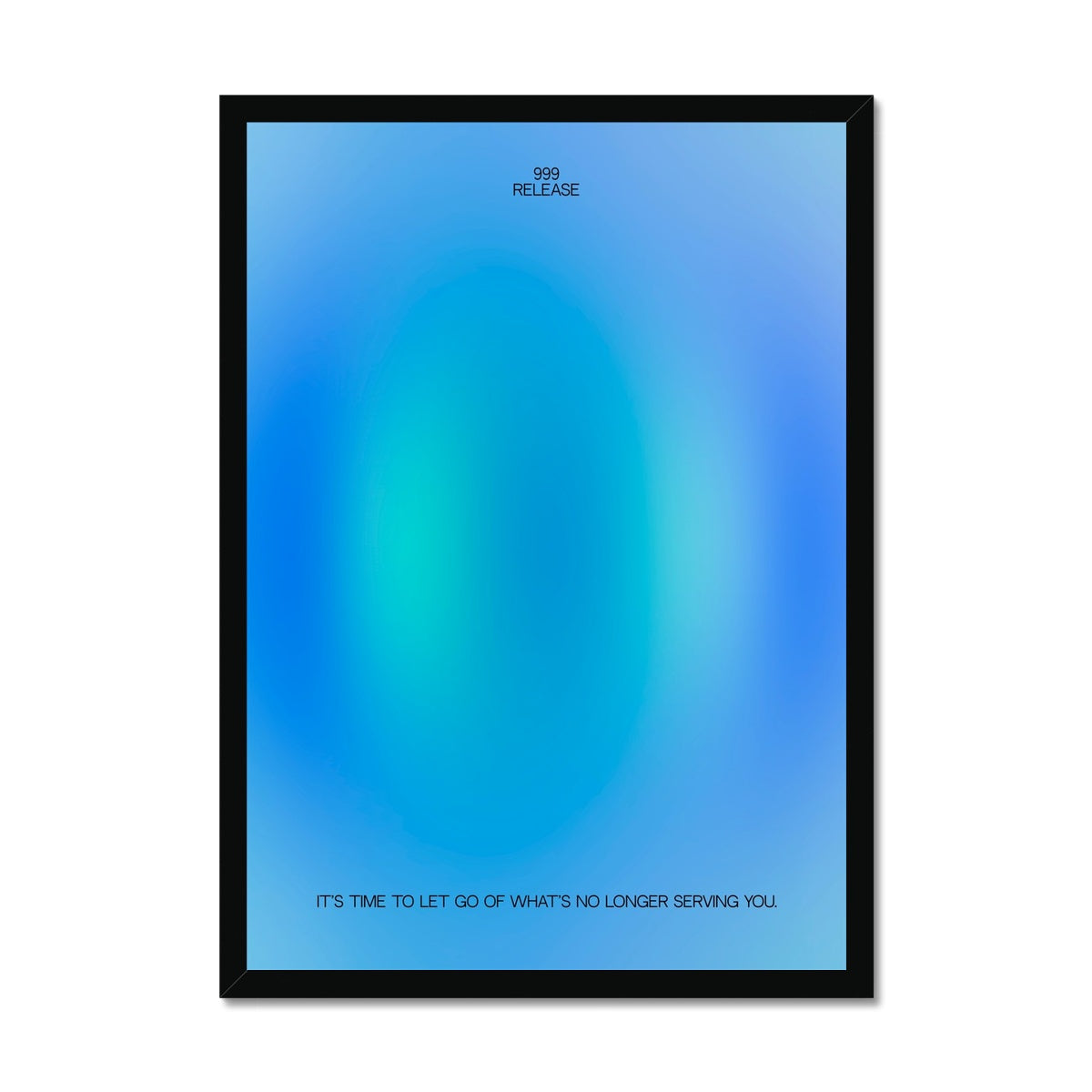 An angel number art print with a gradient aura. Add a touch of angel energy to your walls with a angel number auras. The perfect wall art posters to create a soft and dreamy aesthetic with your apartment or dorm decor. 999 Release: It’s Time To Let Go Of What’s No Longer Serving You.