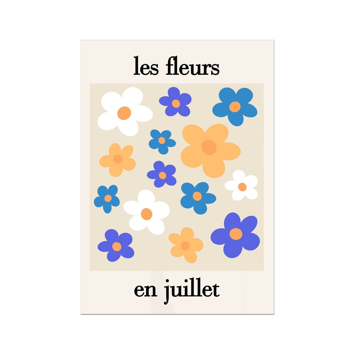 les fleurs Fine Art Print