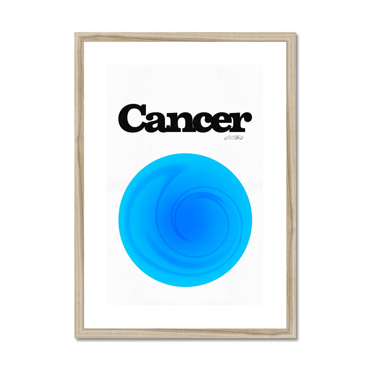 Our Cancer Aura art print is the perfect wall art to show off your star sign. Find a zodiac gradient print or poster in our astrology collection.