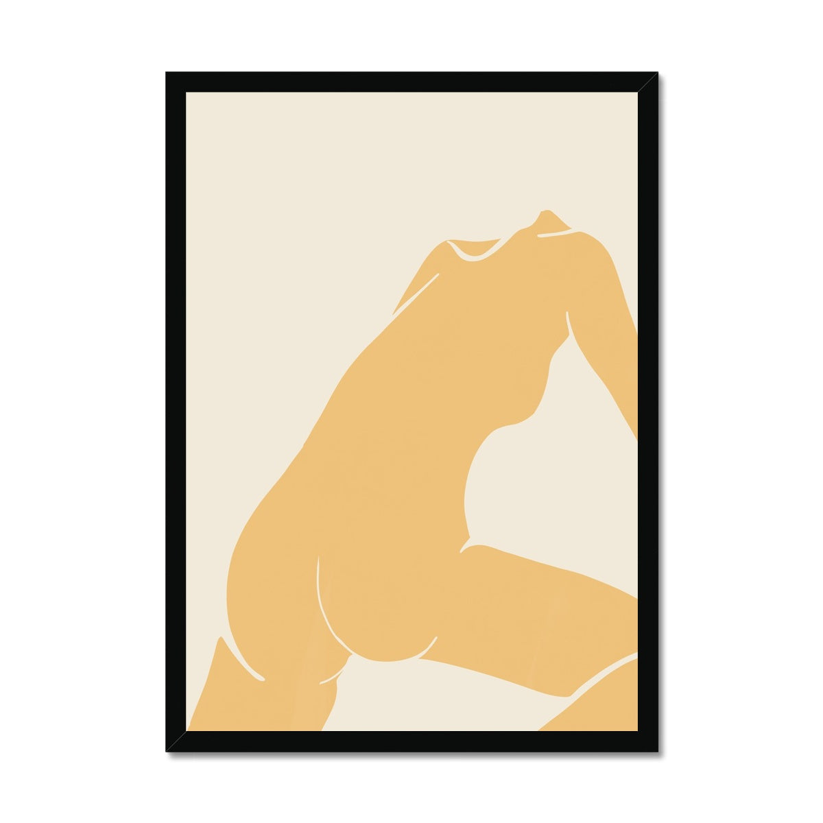 © les muses / Matisse wall art prints featuring nude figure cut outs or "Papiers Découpés" in a danish pastel style. Matisse exhibition posters with paper cut-outs. Berggruen & Cie museum prints for your gallery wall.