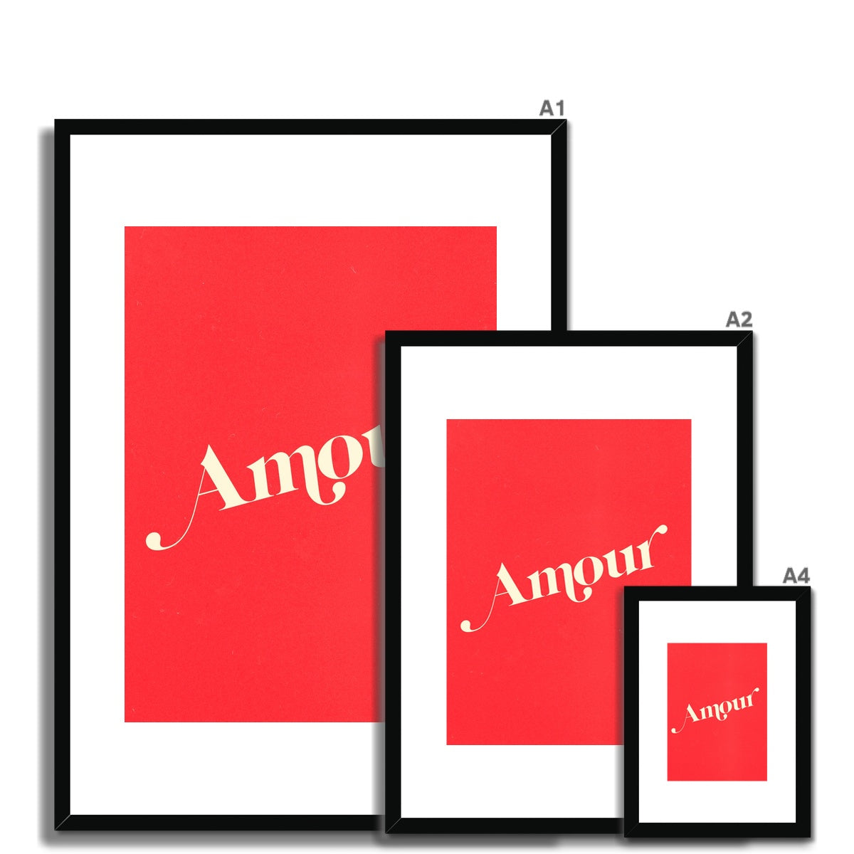 amour Framed & Mounted Print