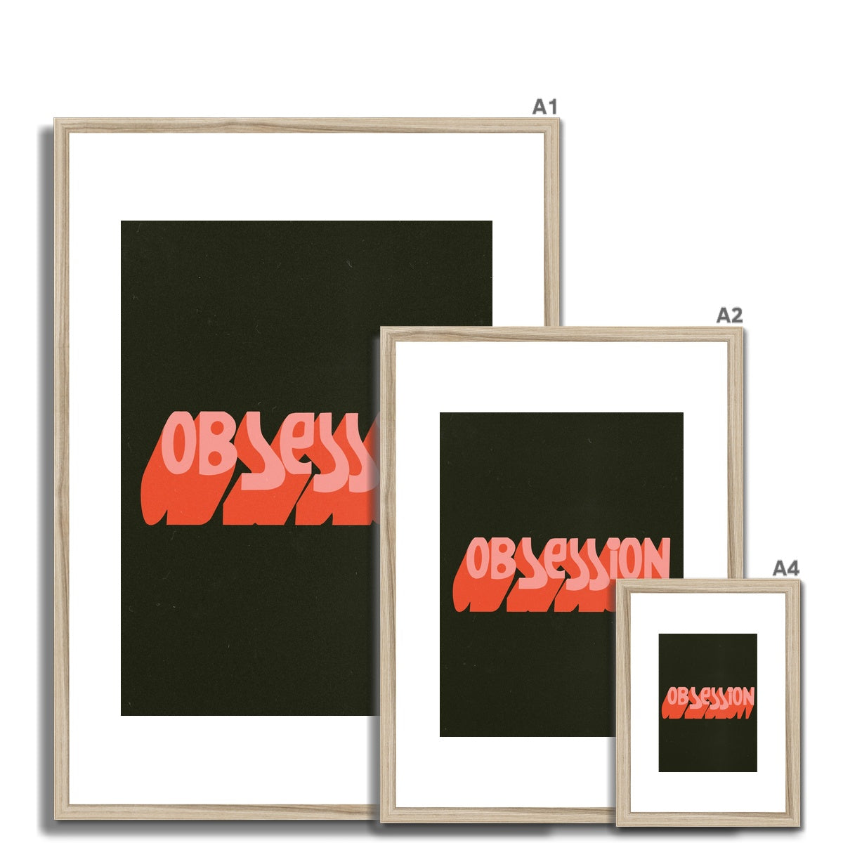 obsession Framed & Mounted Print