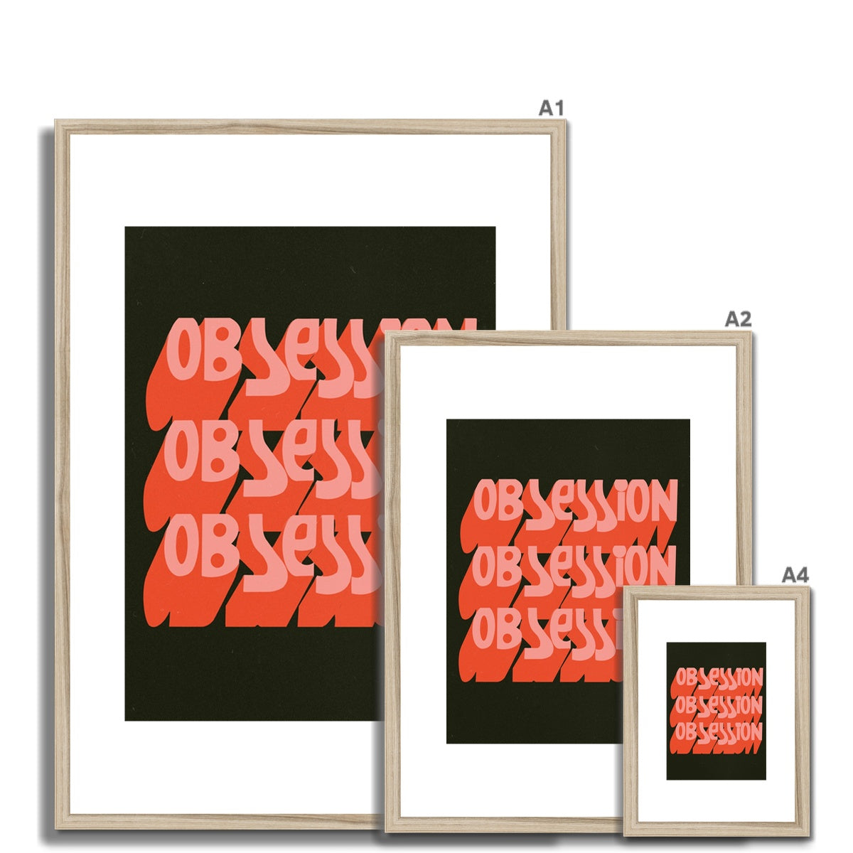 obsession Framed & Mounted Print