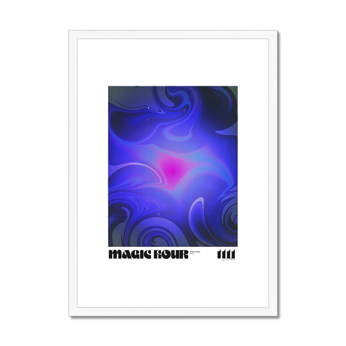 Angel Number 1111 Framed & Mounted Print