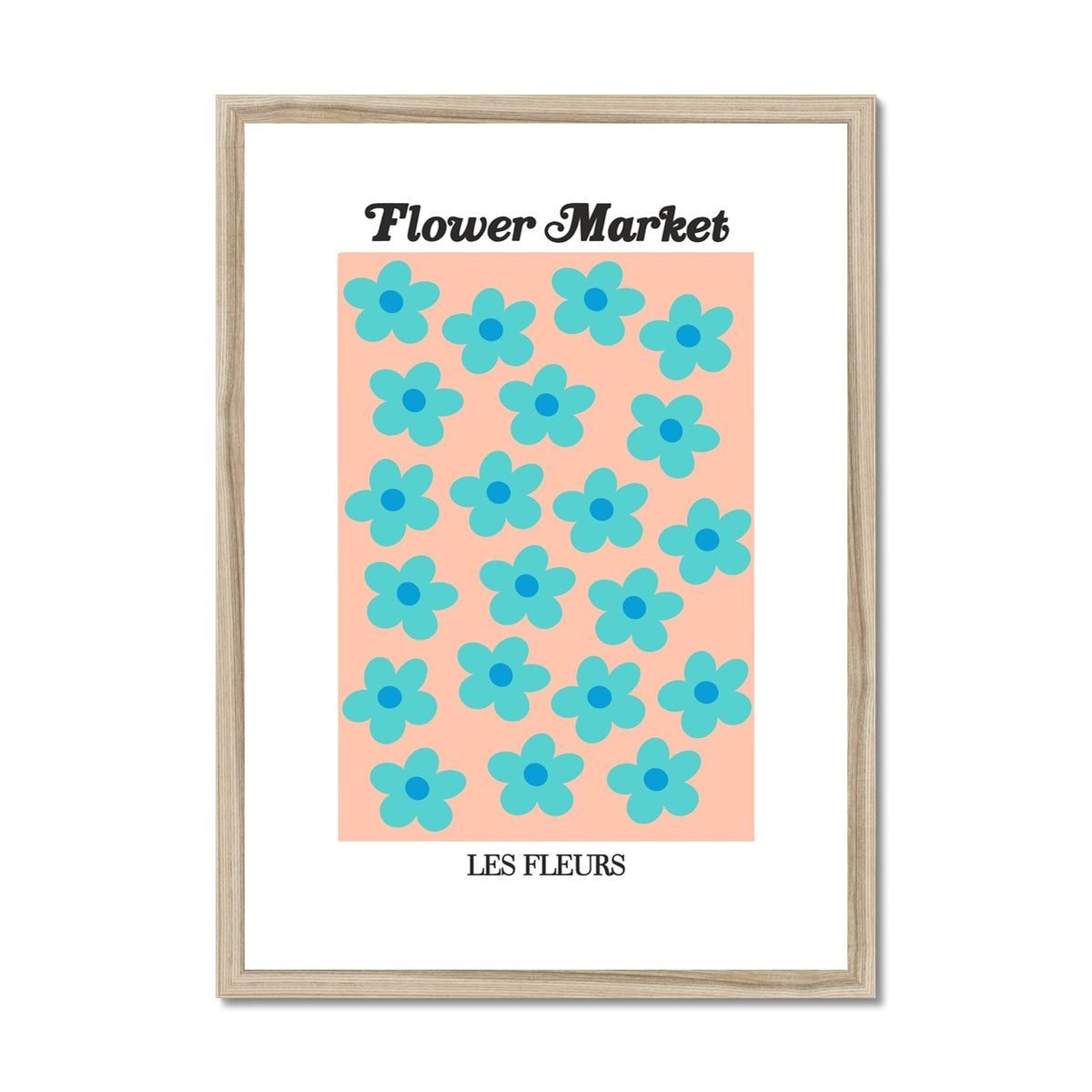 flower market / les fleurs Framed & Mounted Print