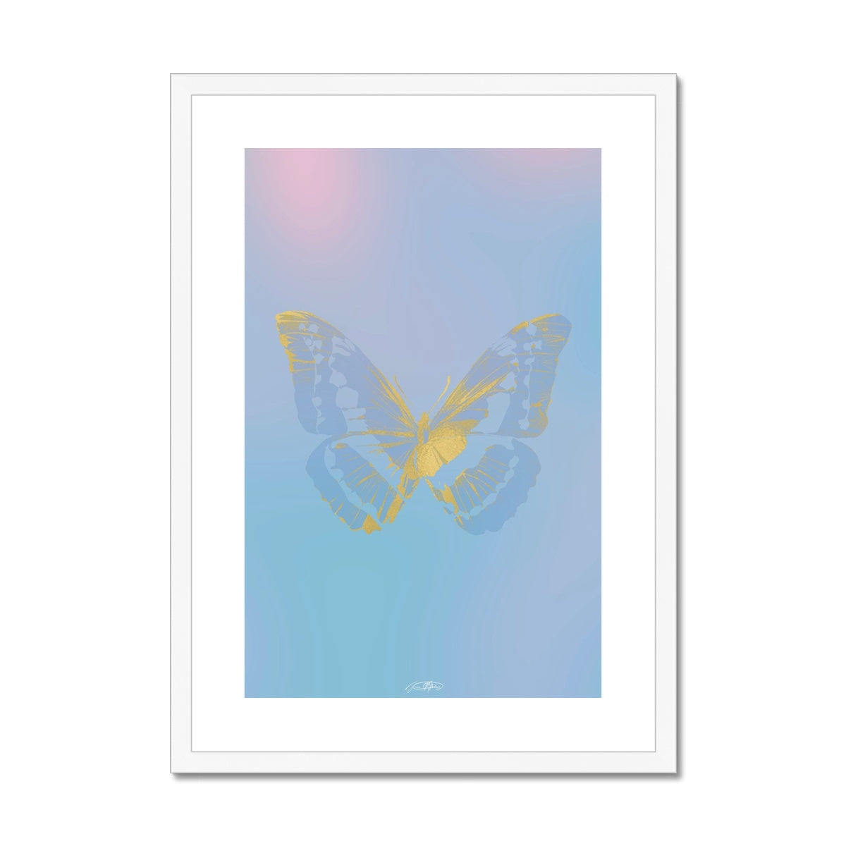 © les muses / Psyches is a collection of butterfly art prints featuring original illustrations of butterflies in an array with aura, gradient and glitter colors. The collection was inspired from the formal greek word psyche, thought to be the soul of the dead, and is comprised of over a hundred dreamy danish pastel butterfly posters, with silver and gold foil options. 