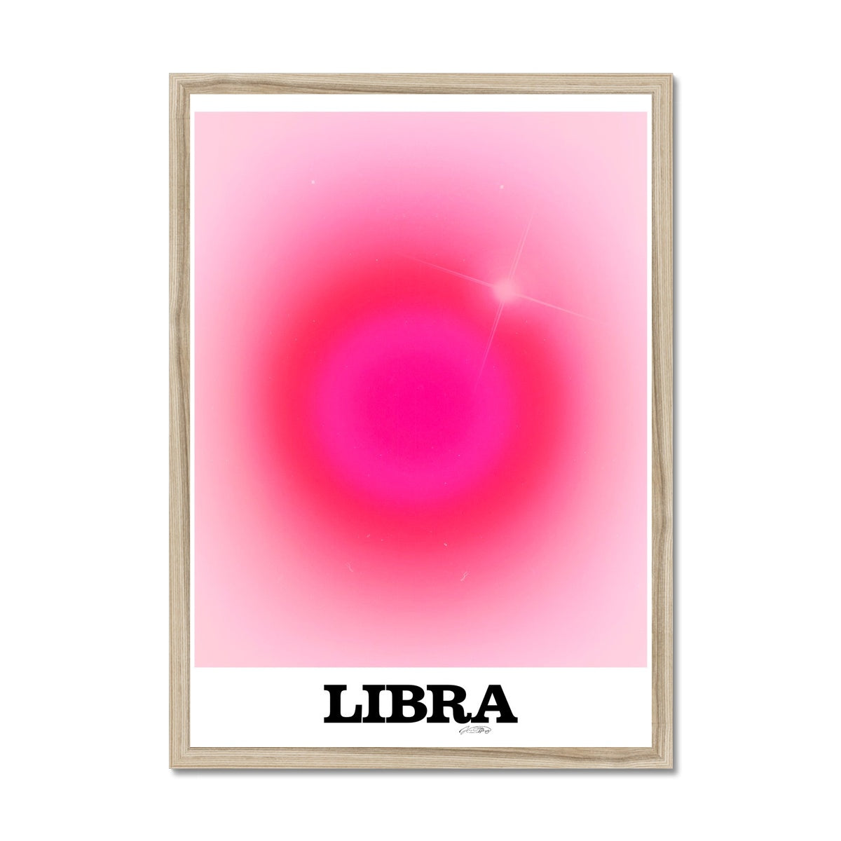 Our Libra Aura art print is the perfect wall art to show off your star sign. Find a zodiac gradient print or poster in our astrology collection.