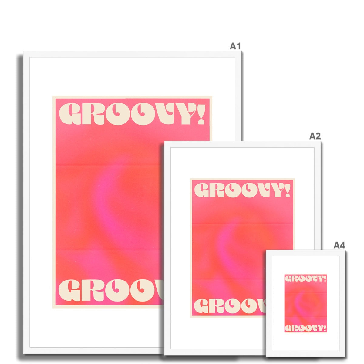 Groovy! Framed & Mounted Print