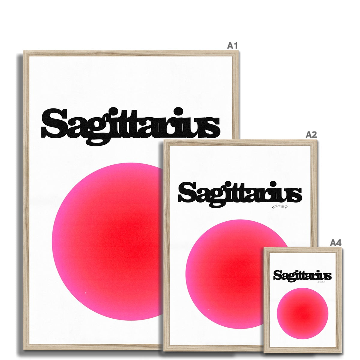 Our Sagittarius Aura art print is the perfect wall art to show off your star sign. Find a zodiac gradient print or poster in our astrology collection.
