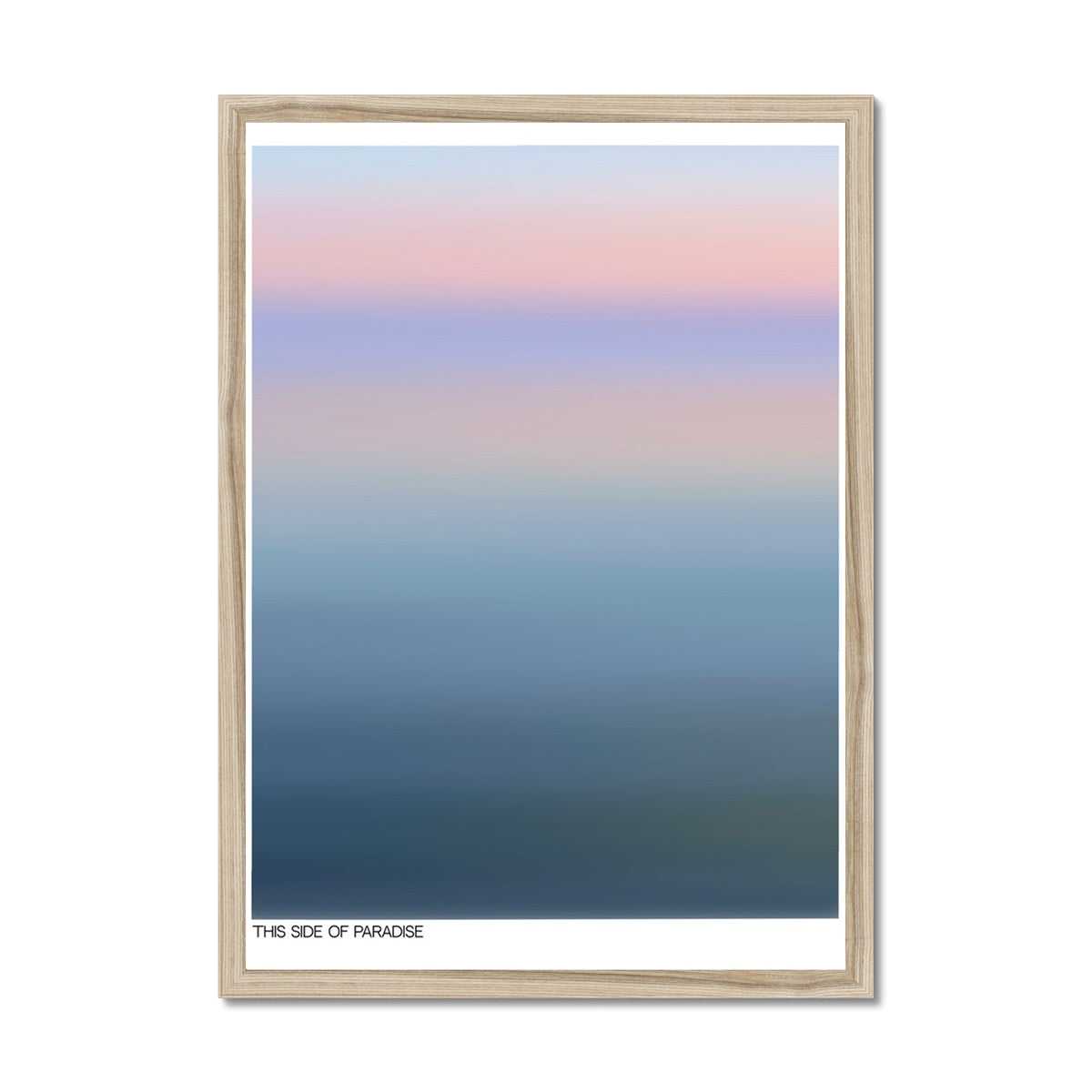 side of paradise Framed Print