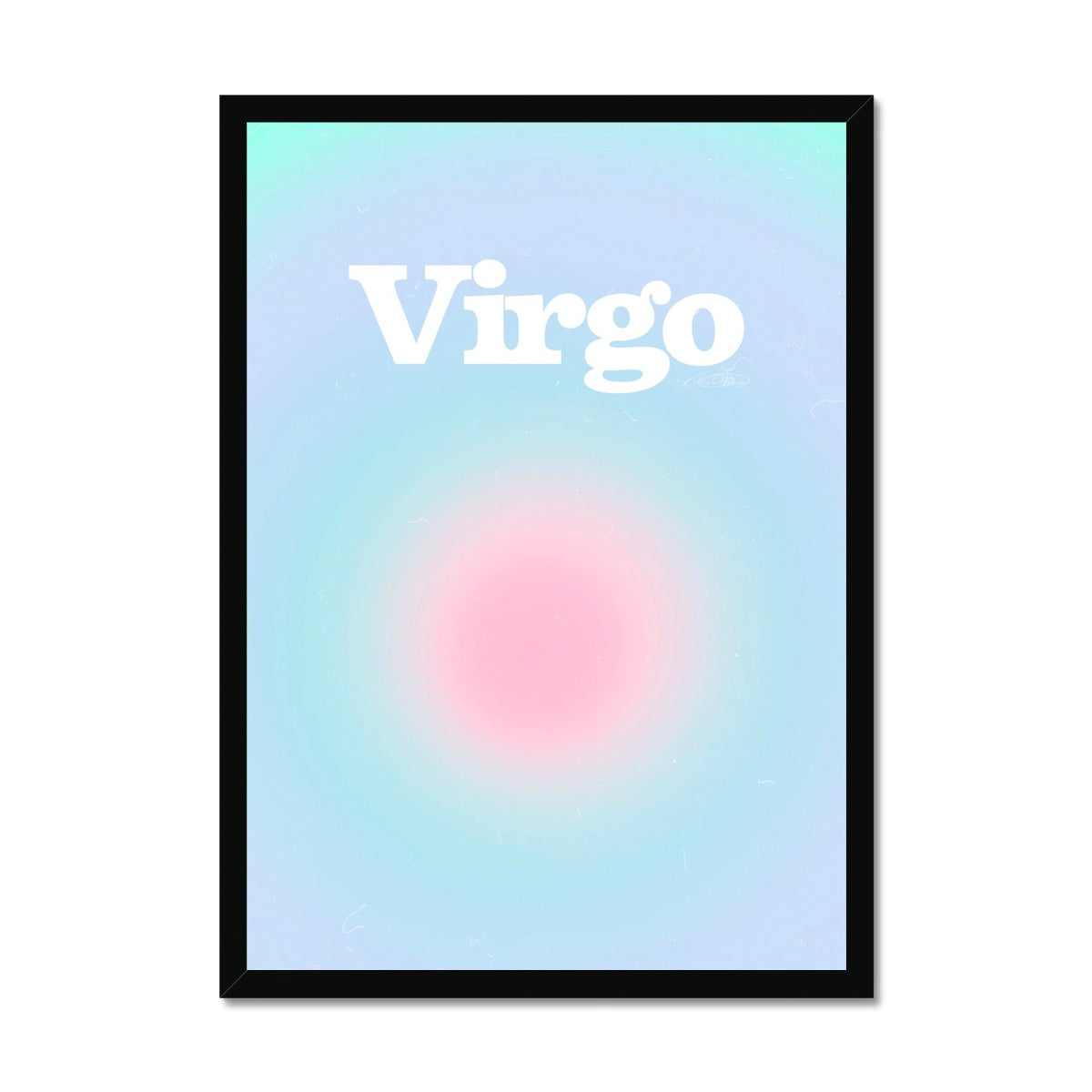 Virgo Aura art print by Les Muses. Zodiac sign wall art. Astrology artwork collection.