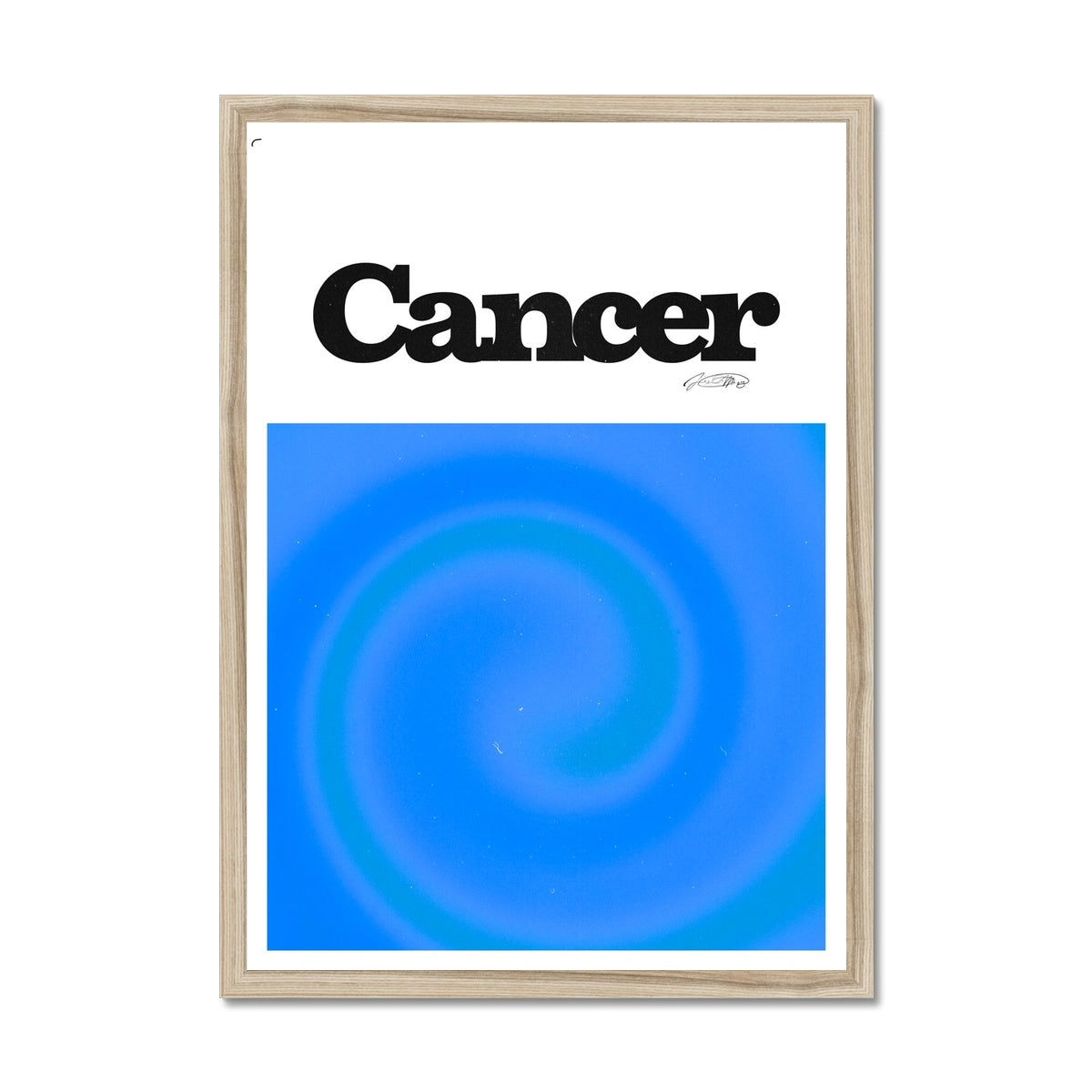 Our Cancer Aura art print is the perfect wall art to show off your star sign. Find a zodiac gradient print or poster in our astrology collection.