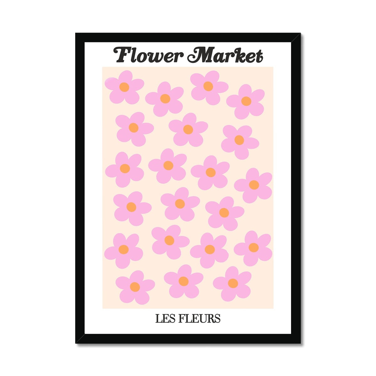 flower market / les fleurs Framed Print