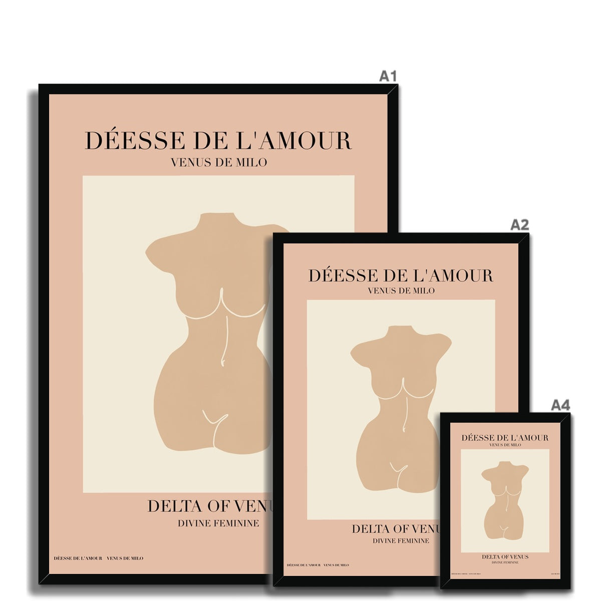 © les muses / Divine Feminine is a dreamy wall art collection featuring line art drawings of the female figure. The minimalist feminine art prints add a vintage touch to any wall gallery.