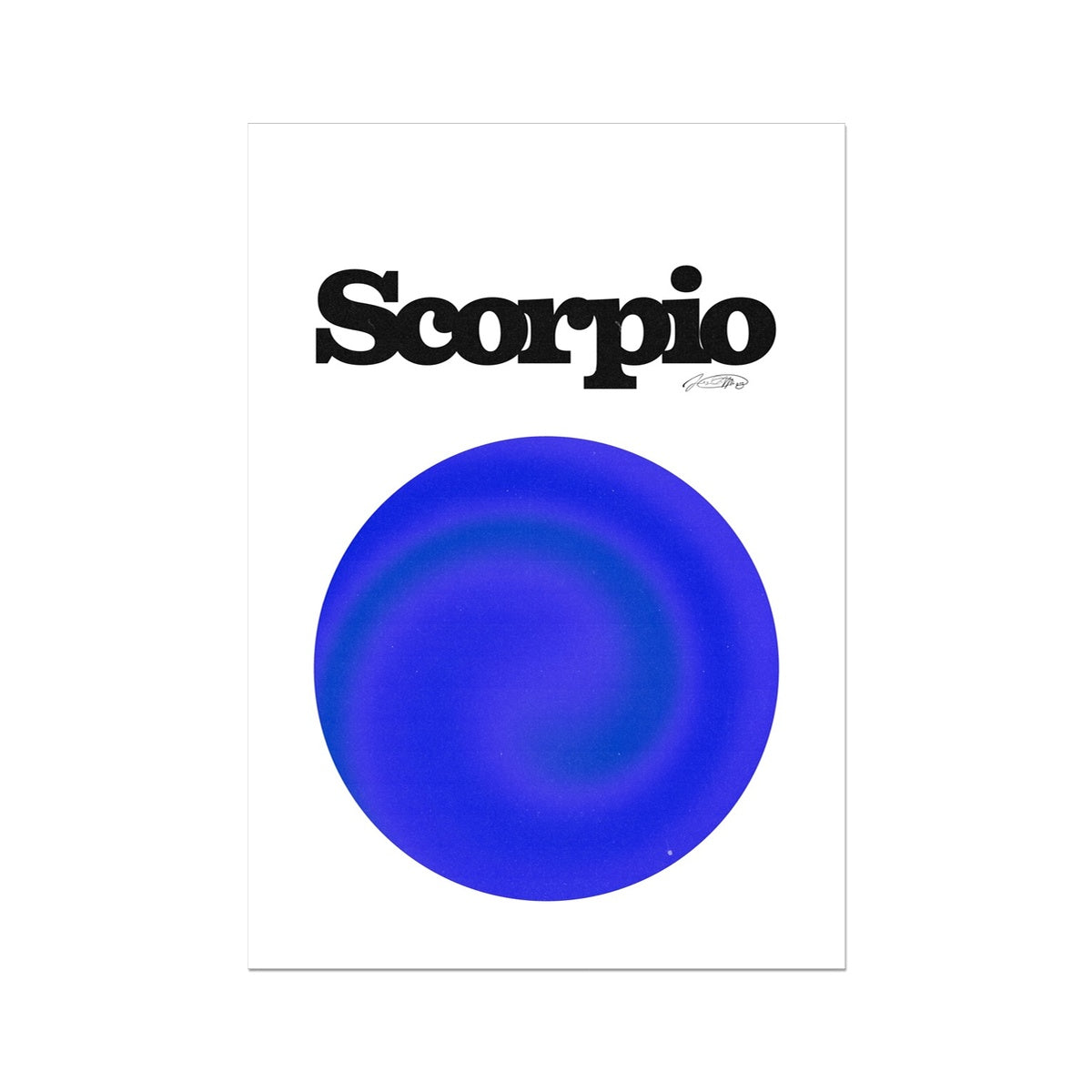 Our Scorpio Aura art print is the perfect wall art to show off your star sign. Find a zodiac gradient print or poster in our astrology collection.