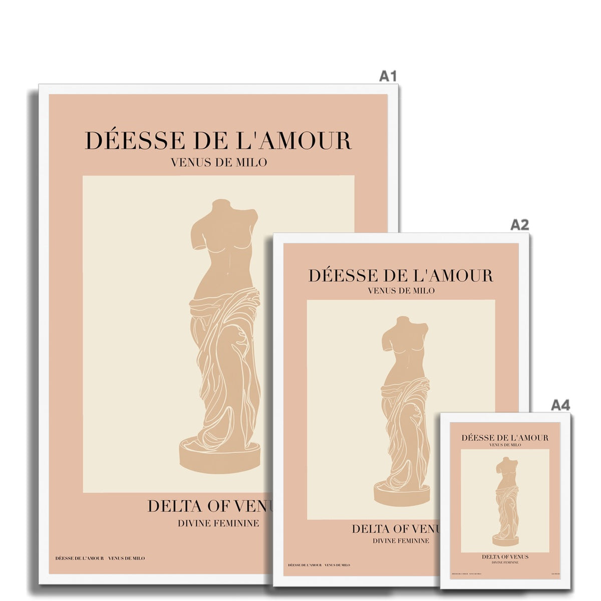 © les muses / Divine Feminine is a dreamy wall art collection featuring line art drawings of the female figure. The minimalist feminine art prints add a vintage touch to any wall gallery.