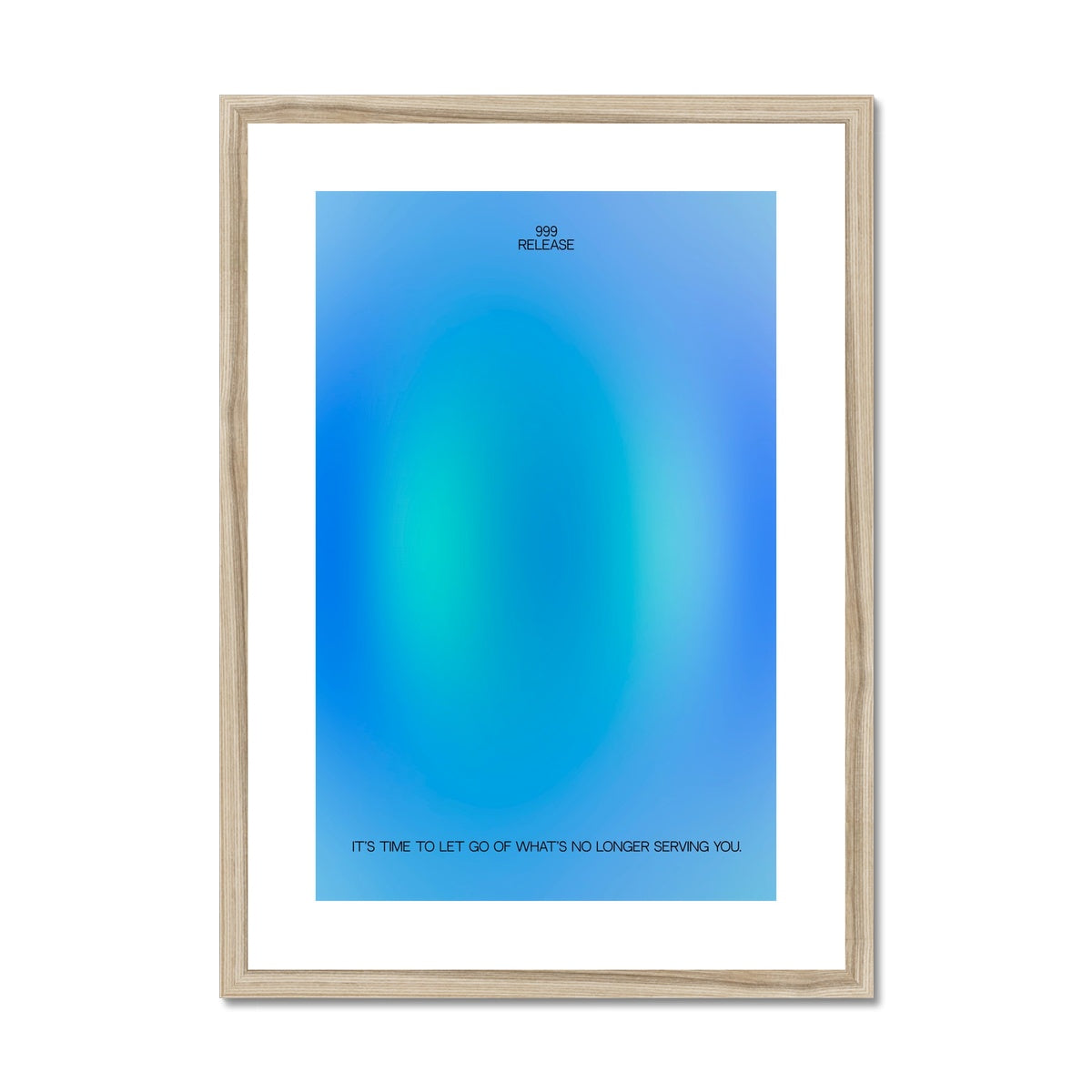 An angel number art print with a gradient aura. Add a touch of angel energy to your walls with a angel number auras. The perfect wall art posters to create a soft and dreamy aesthetic with your apartment or dorm decor. 999 Release: It’s Time To Let Go Of What’s No Longer Serving You.