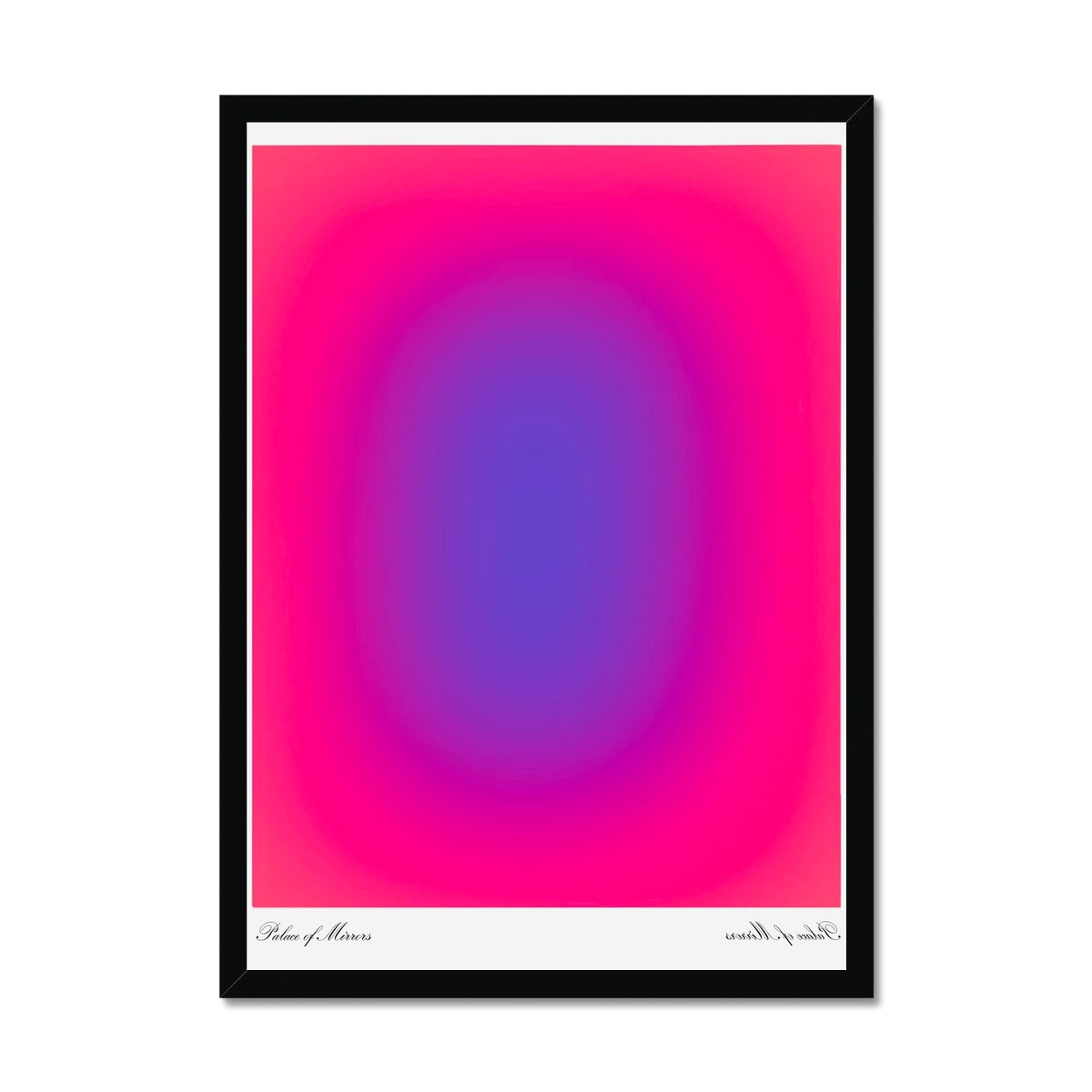 Dreamy gradient aura wall art prints featuring color clouds of pastel gradients. The rectangular layers of light and shadow appear to recede similar to an infinity mirror. Our colorful aura gradient posters are a stunning addition to any home.