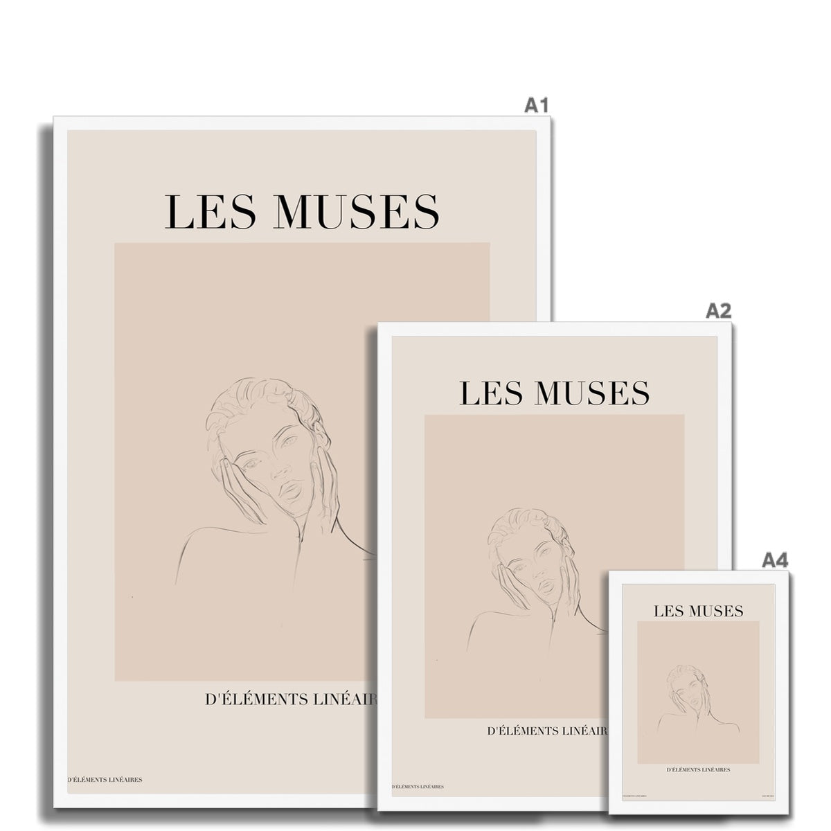 Les Muses is a dreamy wall art collection of line art drawings and paintings.
Select among illustrations of greek goddesses, seashells, cherubs and muses. 