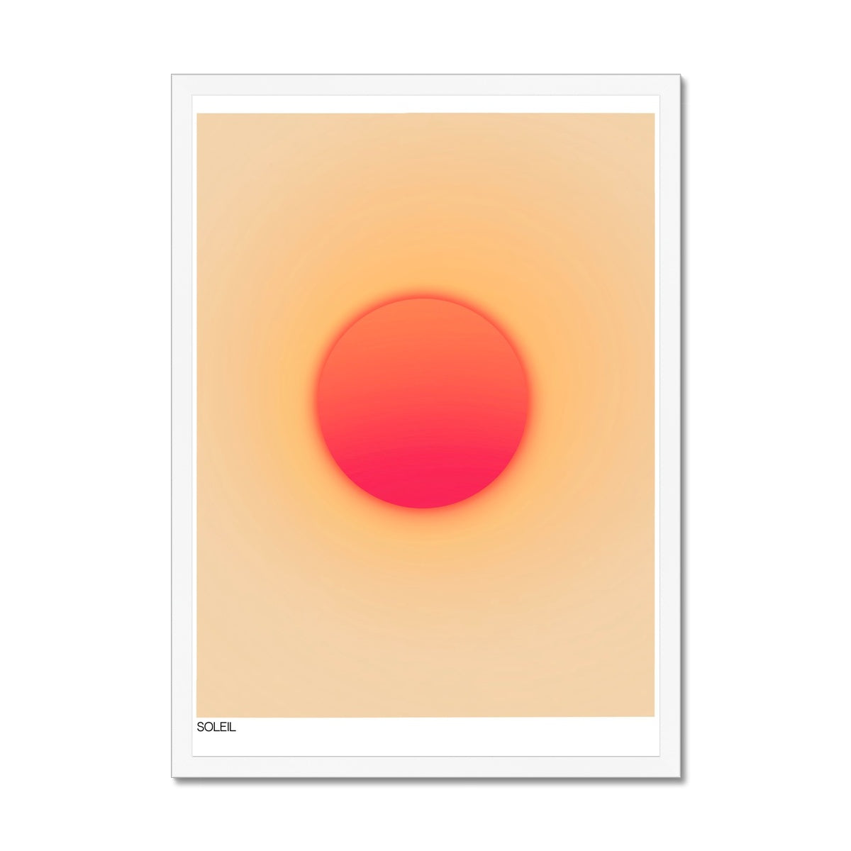 Cosmic aura wall art prints inspired from the sun, moon and stars. Abstract aura posters with dreamy gradients that make a stellar addition to any space.