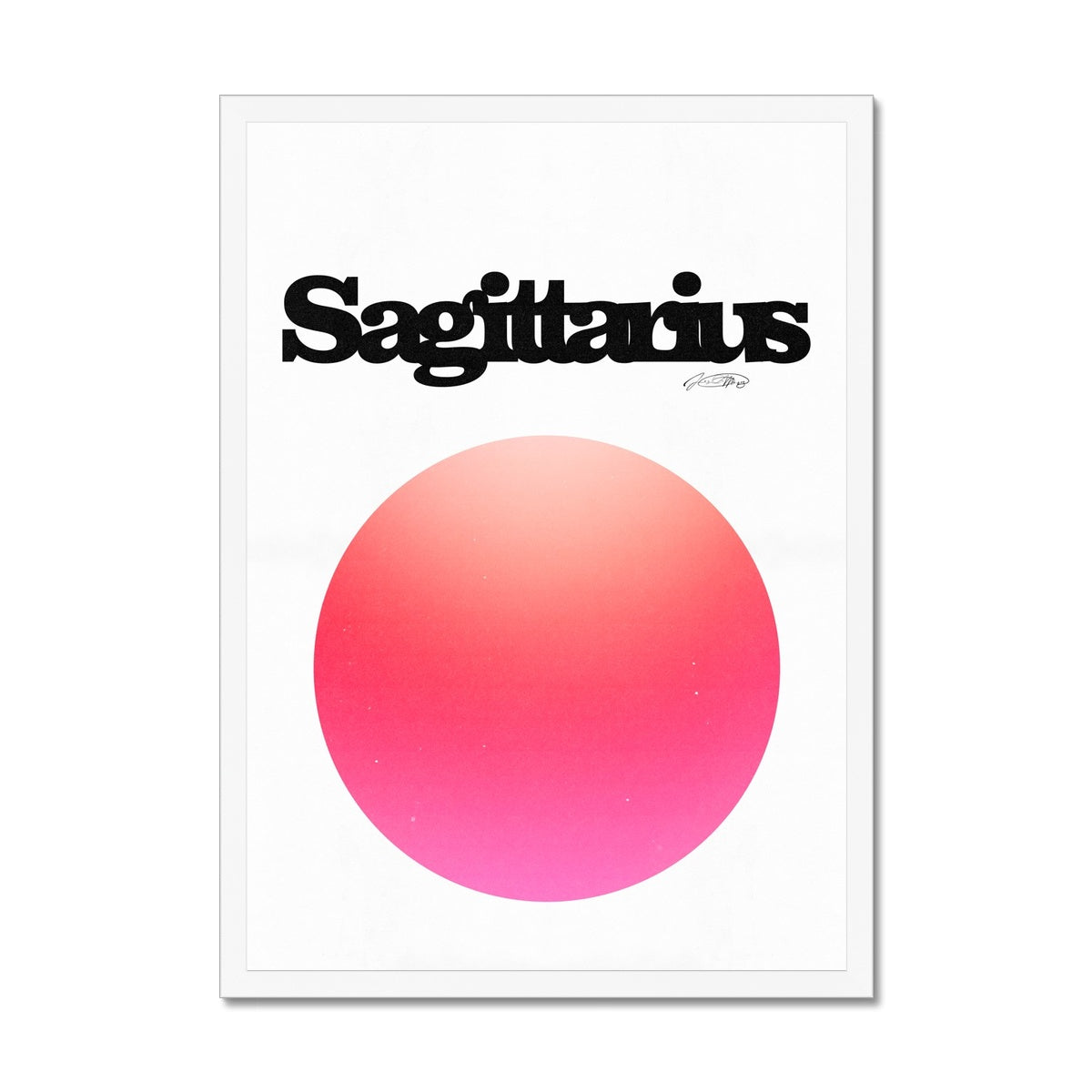 Our Sagittarius Aura art print is the perfect wall art to show off your star sign. Find a zodiac gradient print or poster in our astrology collection.
