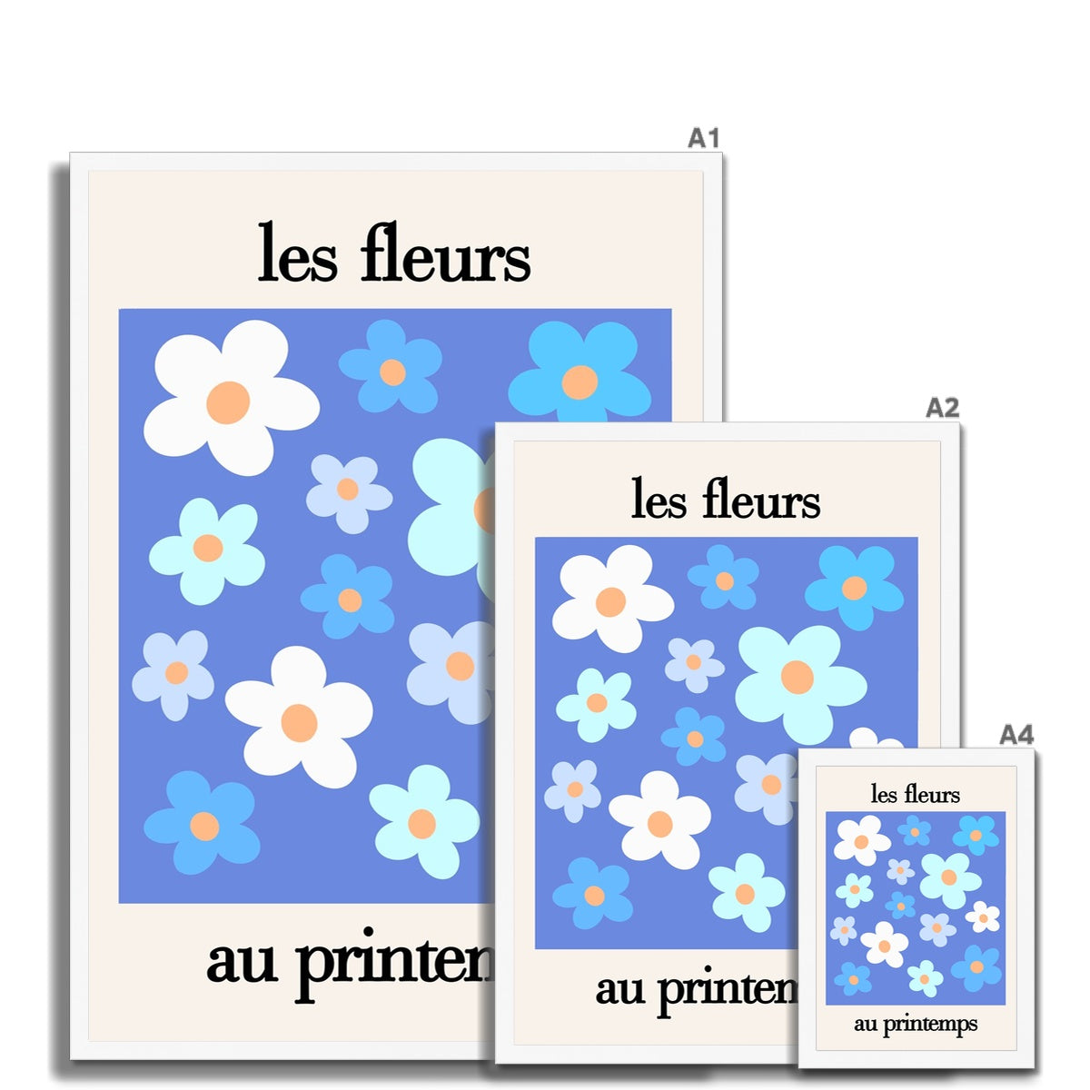 © les muses / Les Fleurs is a collection of danish pastel wall art full of colorful daisy flowers.
Covered in daisies, the Parisian art prints come in an array of dreamy pastels. A retro
flower poster perfect as aesthetic apartment and dorm decor.