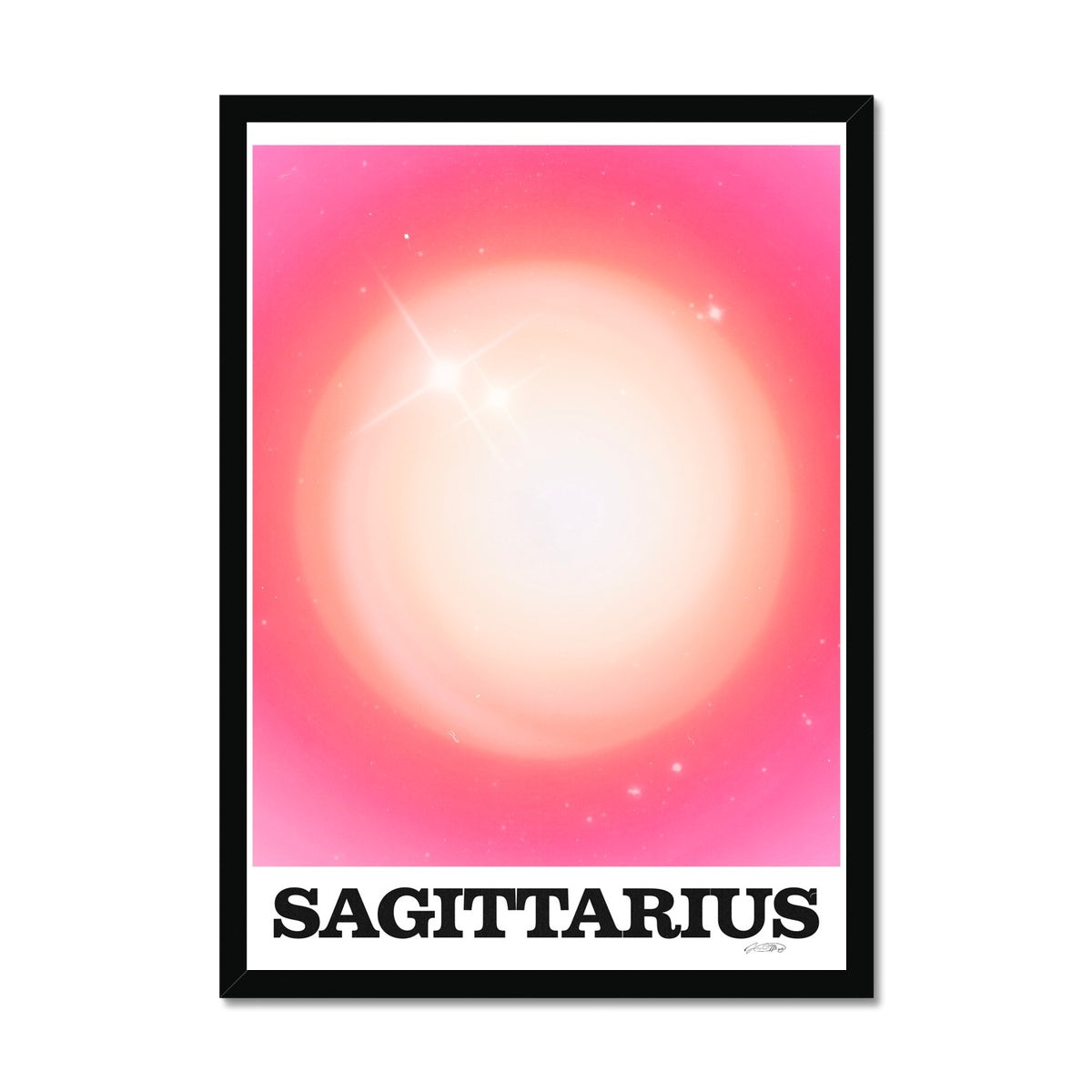 Our Sagittarius Aura art print is the perfect wall art to show off your star sign. Find a zodiac gradient print or poster in our astrology collection.
