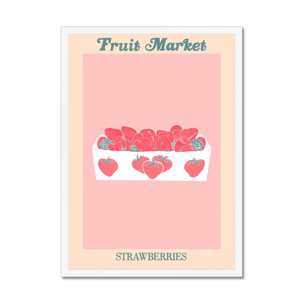 © les muses / Our Fruit Market collection features wall art with vibrant illustrations of fruits under original hand drawn typography. Danish pastel posters full of fruit to brighten up any gallery wall. The full resolution art prints of our popular Flower Market and Fruit Market designs are available only from Les Muses. 