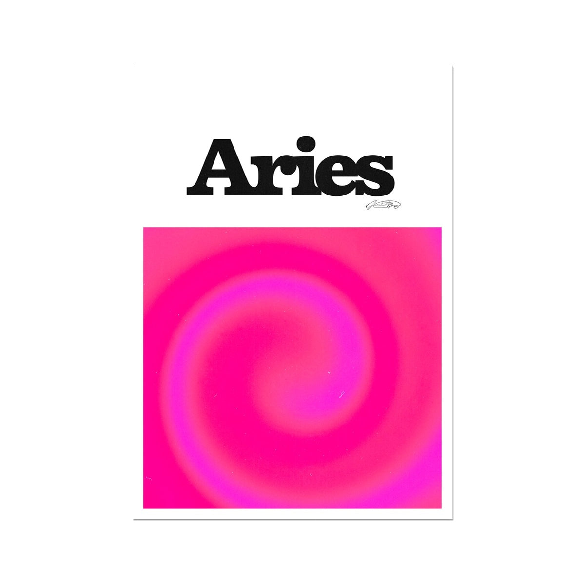 Our Aries Aura art print is the perfect wall art to show off your star sign. Find a zodiac gradient print or poster in our astrology collection.