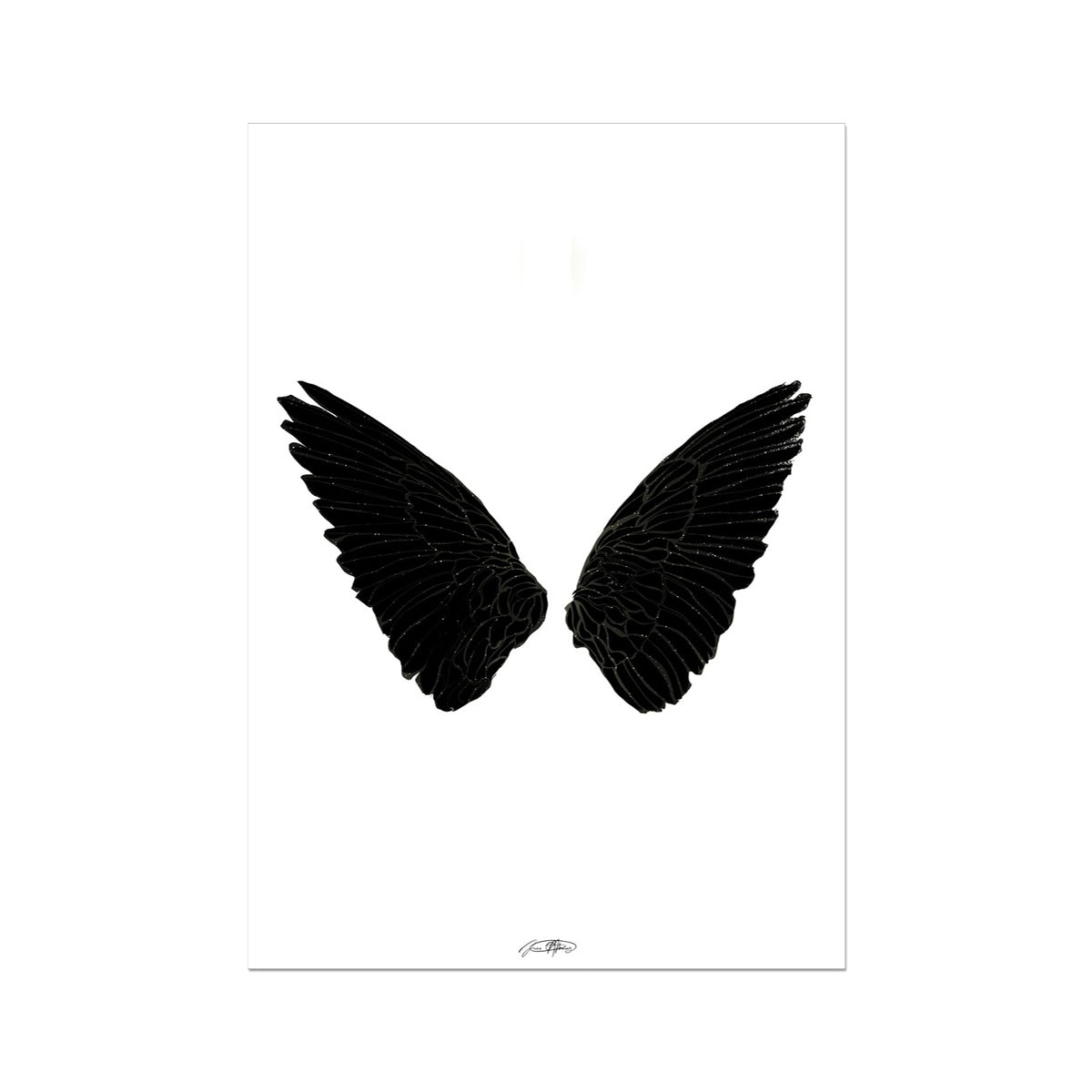 © les muses / Angel Wings is a collection of angel wing paintings perfect for an angelic touch to any wall art decor. Angel wing art prints and posters with a soft and dreamy aesthetic. A must have for dorm or apartment decor.