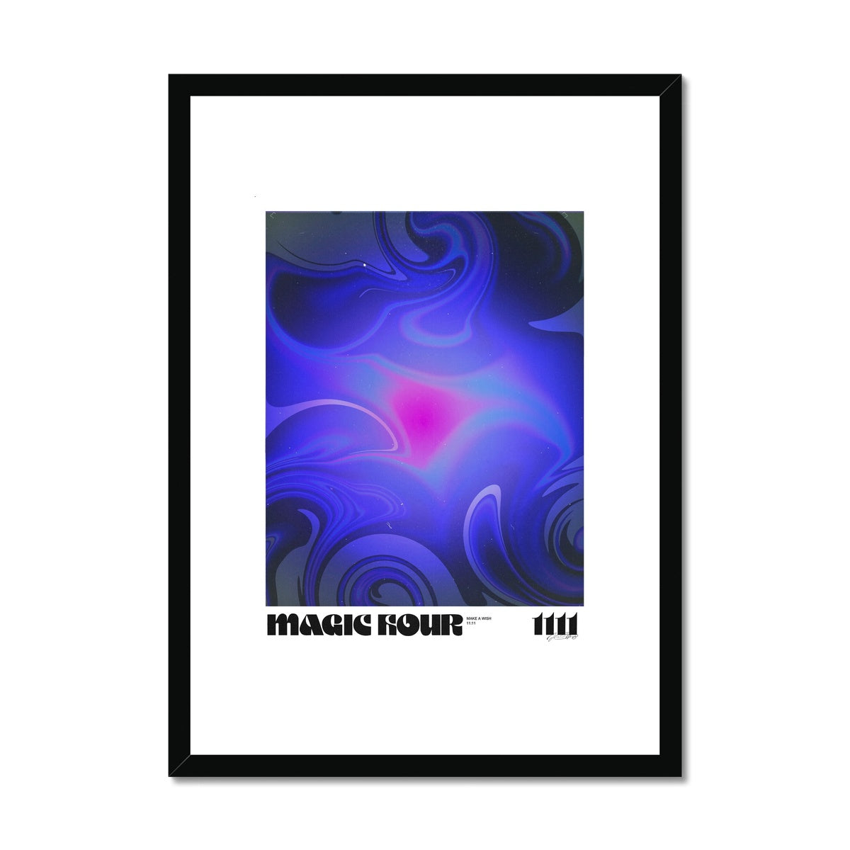 Angel Number 1111 Framed & Mounted Print