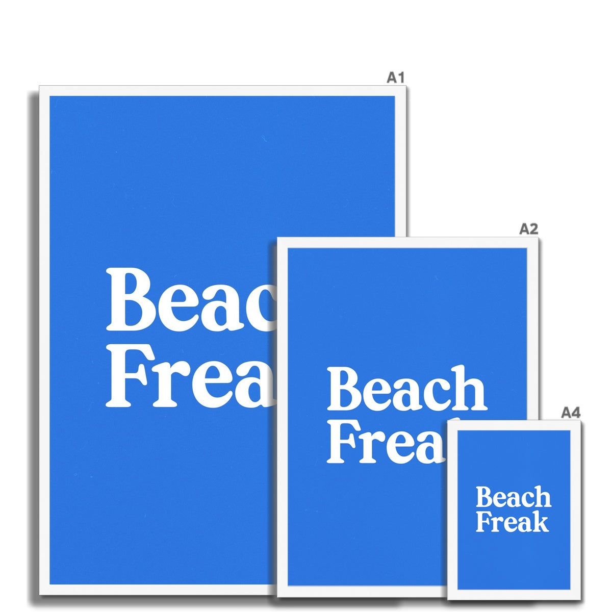 beach freak Framed Print