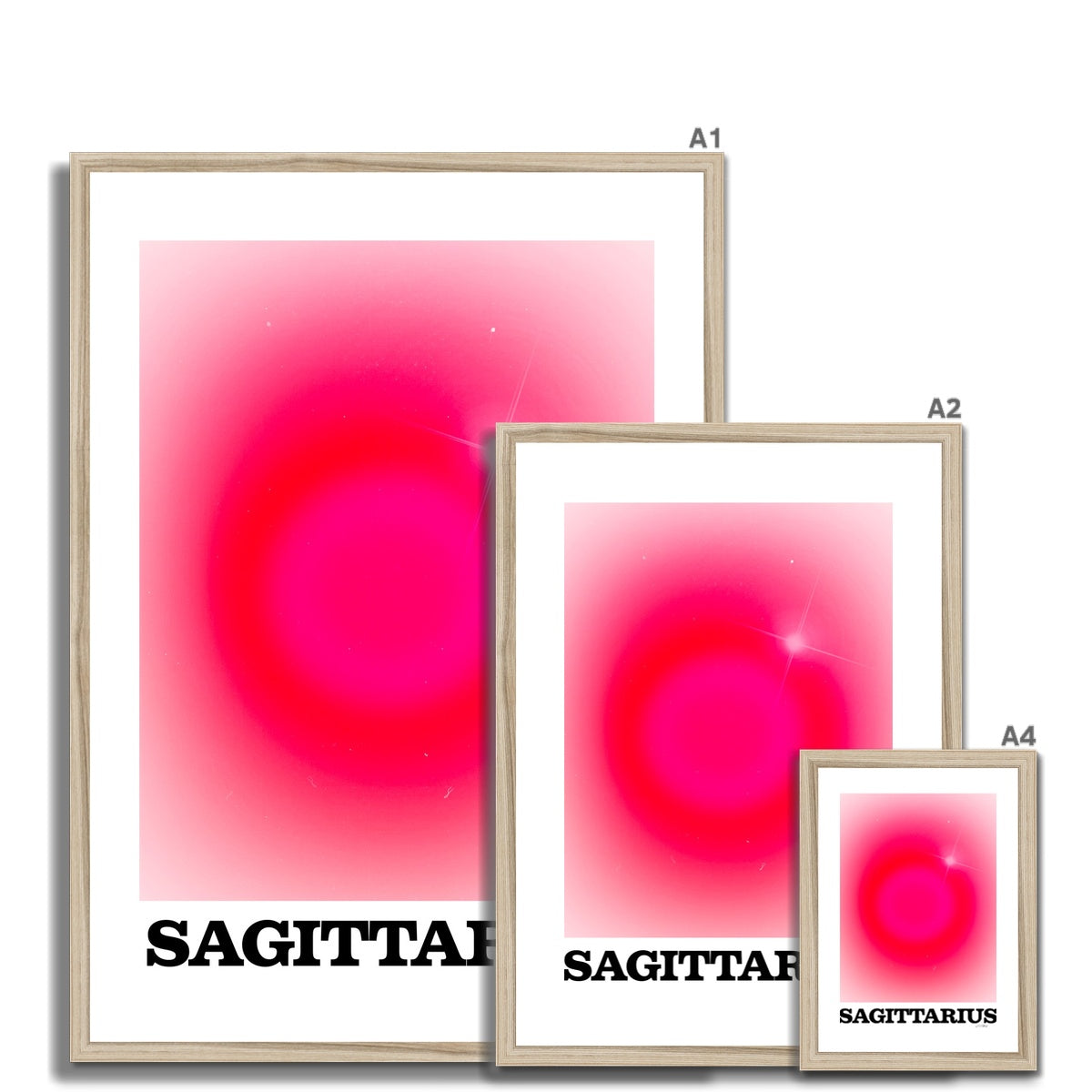 Our Sagittarius Aura art print is the perfect wall art to show off your star sign. Find a zodiac gradient print or poster in our astrology collection.
