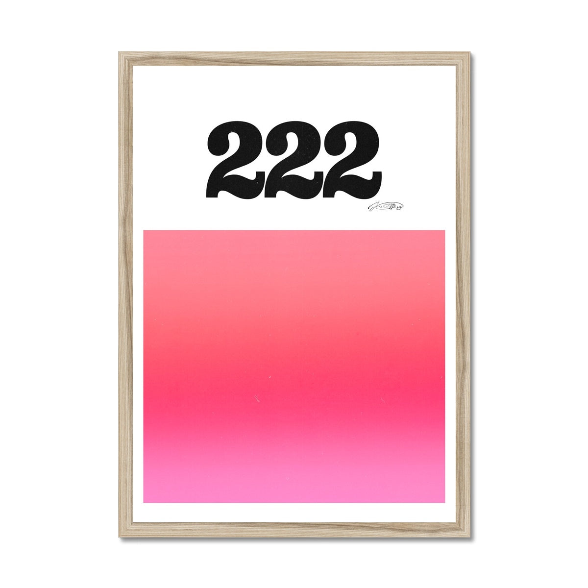 An angel number art print with a gradient aura. Add a touch of angel energy to your walls with a angel number auras. The perfect wall art posters to create a soft and dreamy aesthetic with your apartment or dorm decor. 222 Alignment: You Are In The Right Place And The Right Time.