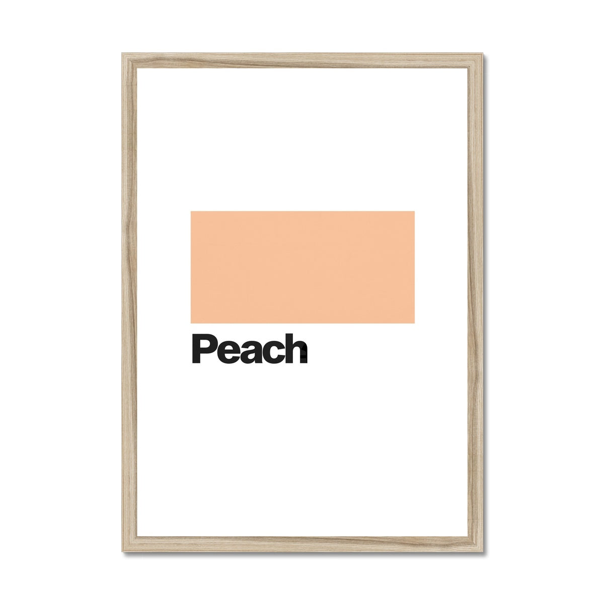 Peach Framed & Mounted Print