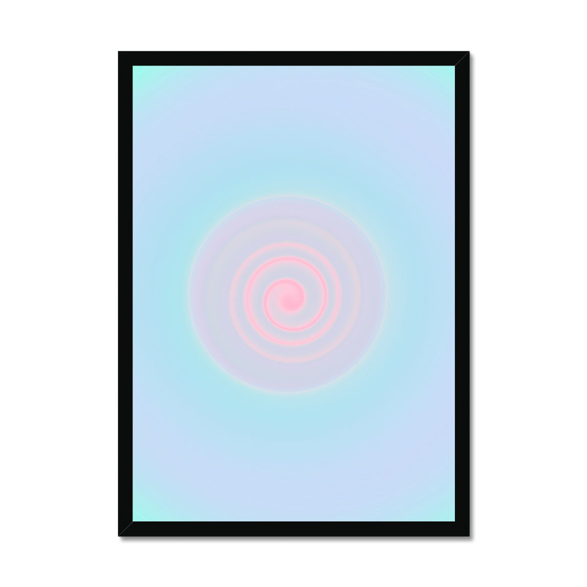 Sunset gradient aura wall art prints featuring warped pastel gradients. Colorful aura gradient posters perfect as aesthetic dorm and apartment decor.