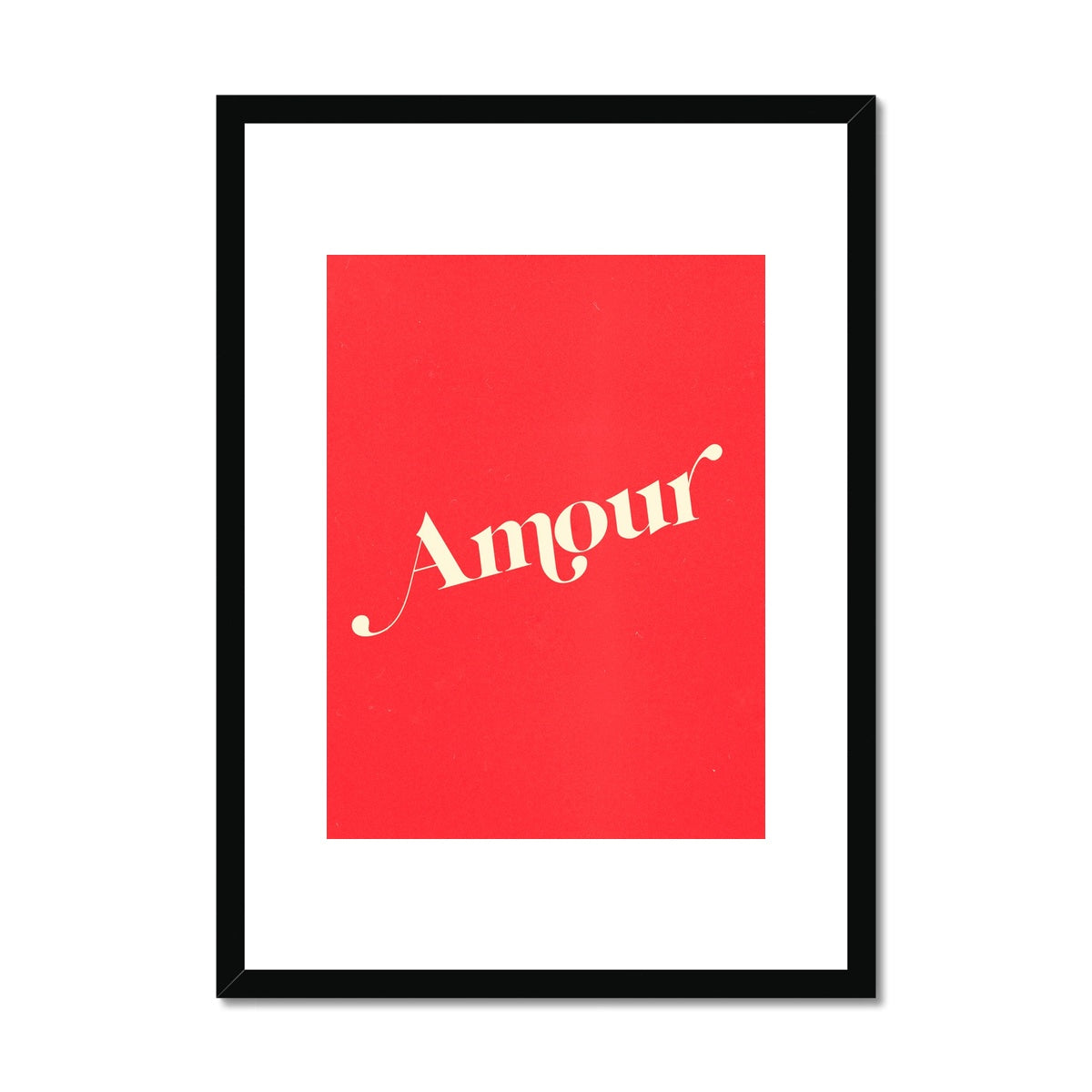 amour Framed & Mounted Print