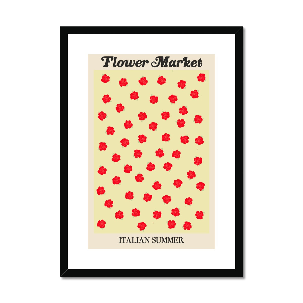 Our Flower Market collection features wall art with vibrant floral illustrations under original hand drawn typography. Danish pastel posters full of flowers that will brighten up any gallery wall. The full resolution art prints of our popular Flower Market and Fruit Market designs are available only from Les Muses. 