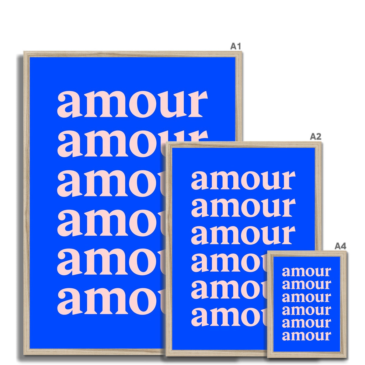 amour Framed Print