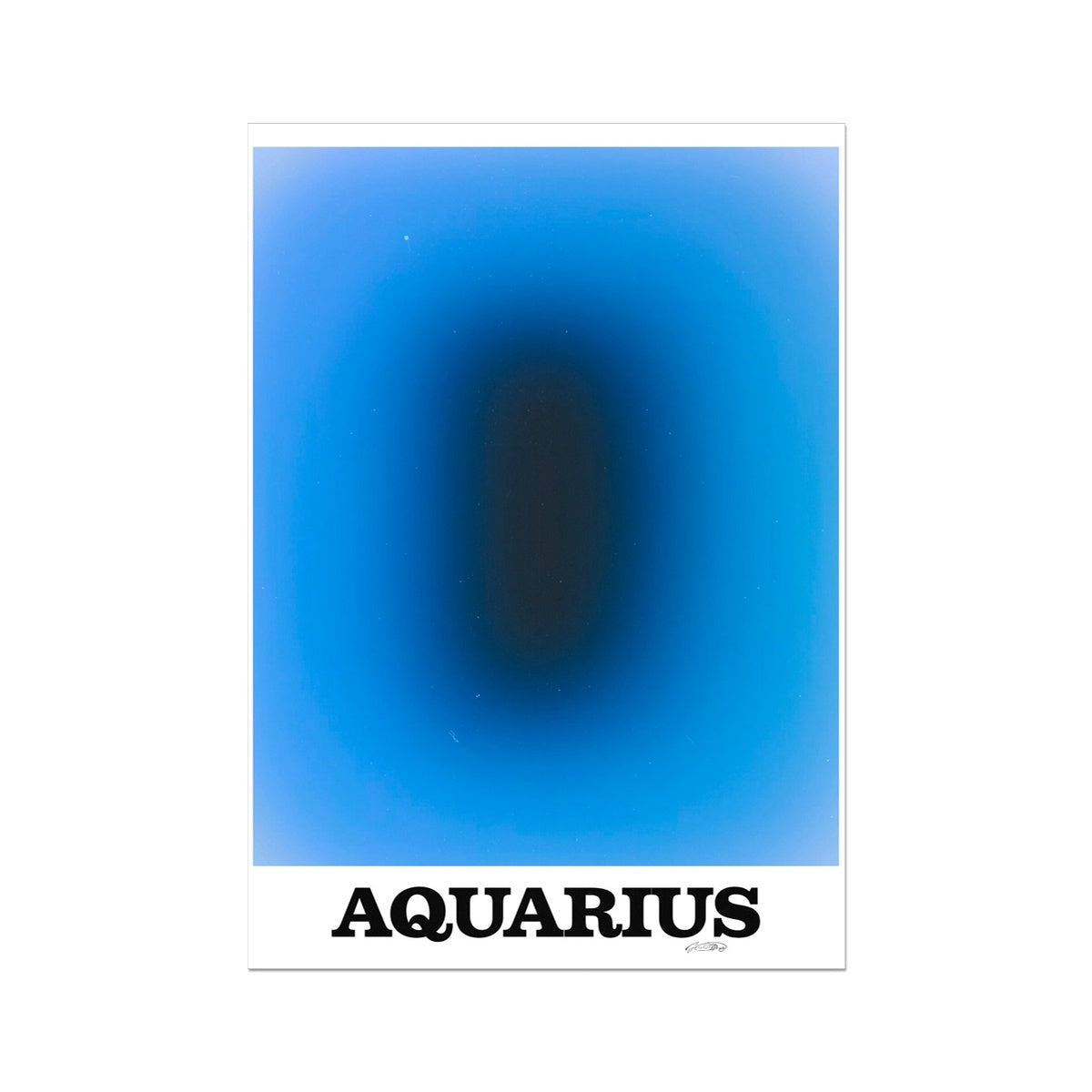 Our Aquarius Aura art print is the perfect wall art to show off your star sign. Find a zodiac gradient print or poster in our astrology collection.