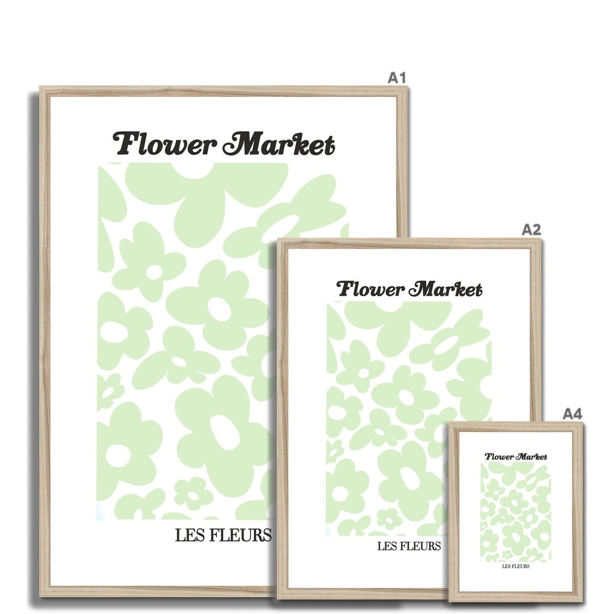 flower market / les fleurs Framed & Mounted Print