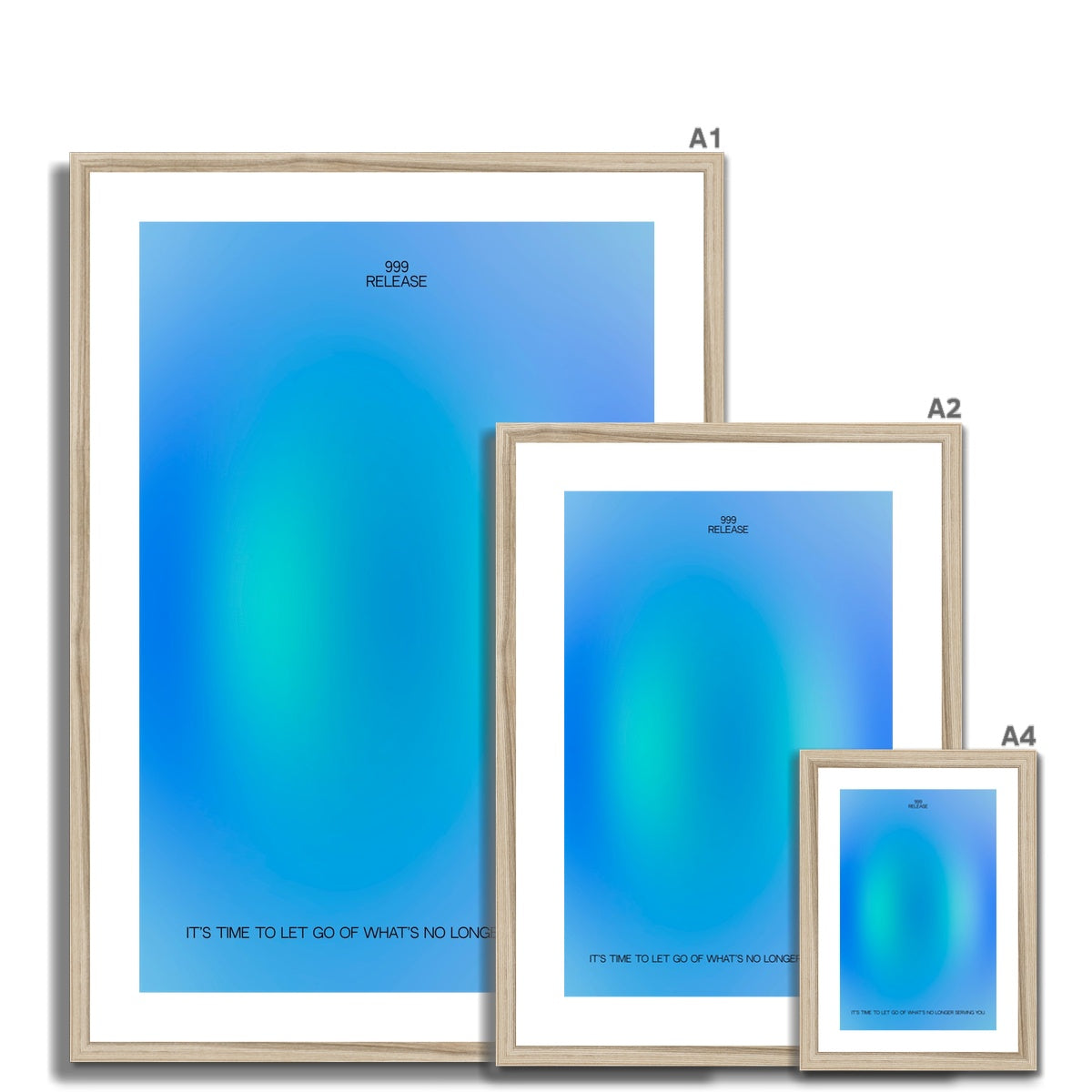 An angel number art print with a gradient aura. Add a touch of angel energy to your walls with a angel number auras. The perfect wall art posters to create a soft and dreamy aesthetic with your apartment or dorm decor. 999 Release: It’s Time To Let Go Of What’s No Longer Serving You.