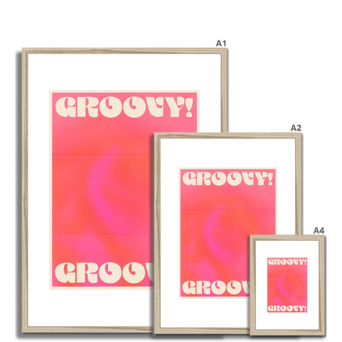 Groovy! Framed & Mounted Print