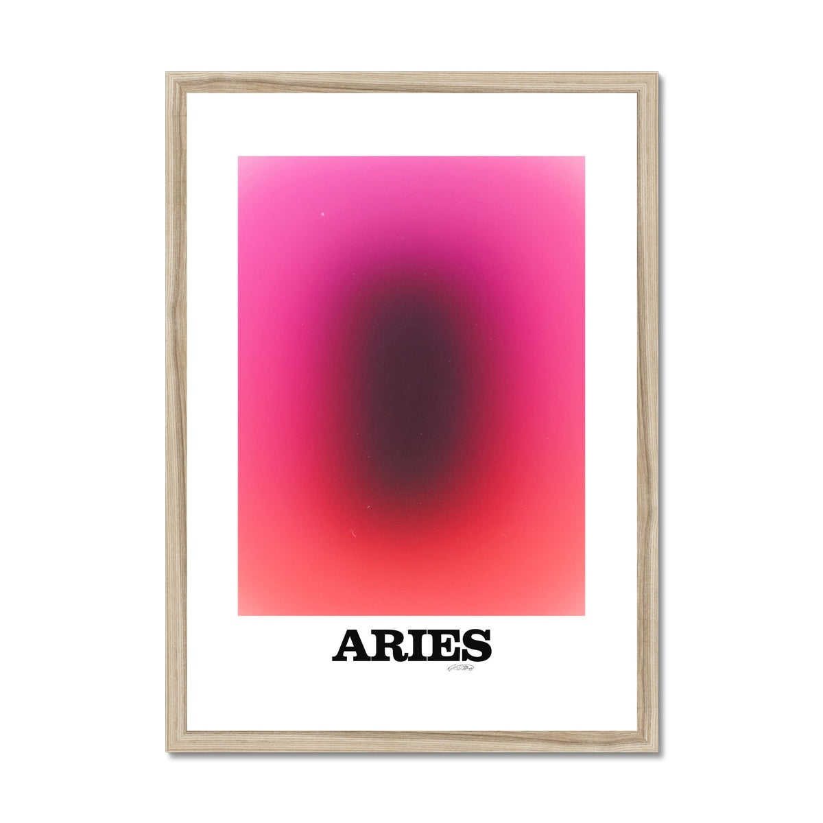 Our Aries Aura art print is the perfect wall art to show off your star sign. Find a zodiac gradient print or poster in our astrology collection.