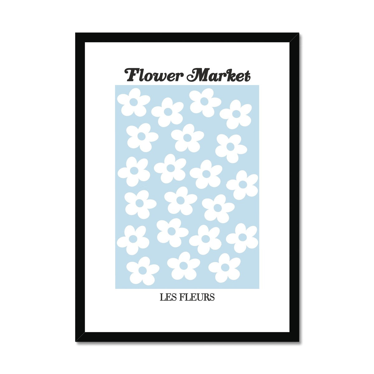 © les muses / Our Flower Market / Les Fleurs collection features wall art with a vibrant daisy design under original hand drawn typography. Danish pastel posters full of daisies to brighten up any gallery wall.
