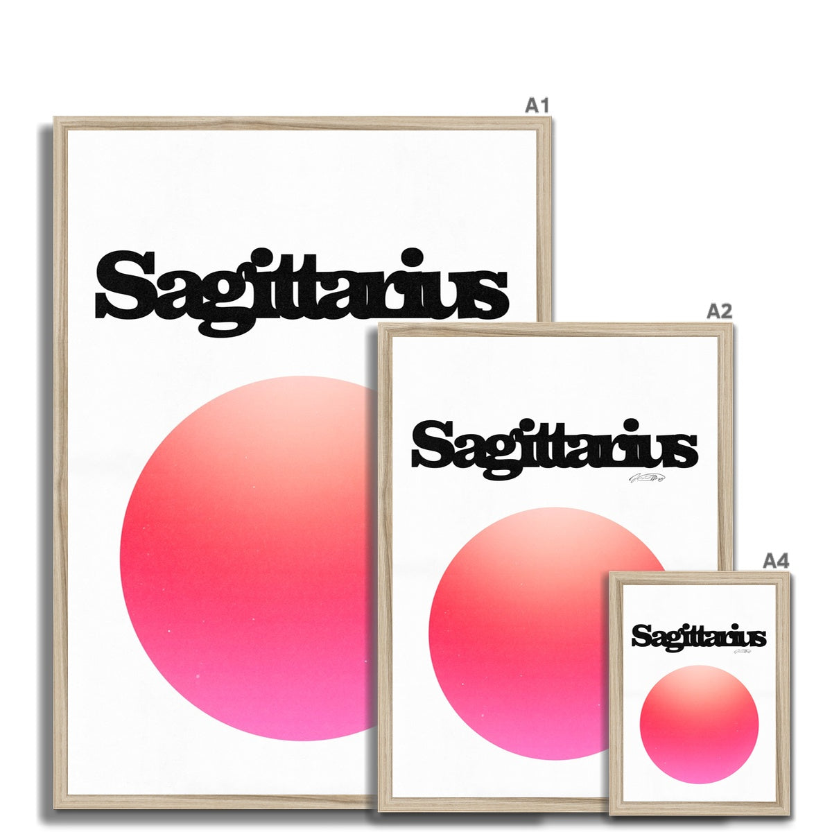 Our Sagittarius Aura art print is the perfect wall art to show off your star sign. Find a zodiac gradient print or poster in our astrology collection.
