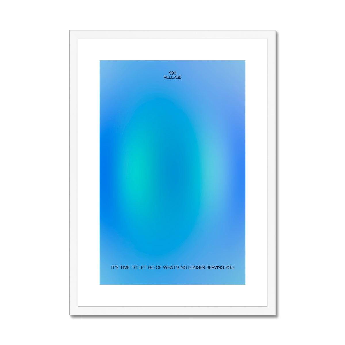 An angel number art print with a gradient aura. Add a touch of angel energy to your walls with a angel number auras. The perfect wall art posters to create a soft and dreamy aesthetic with your apartment or dorm decor. 999 Release: It’s Time To Let Go Of What’s No Longer Serving You.